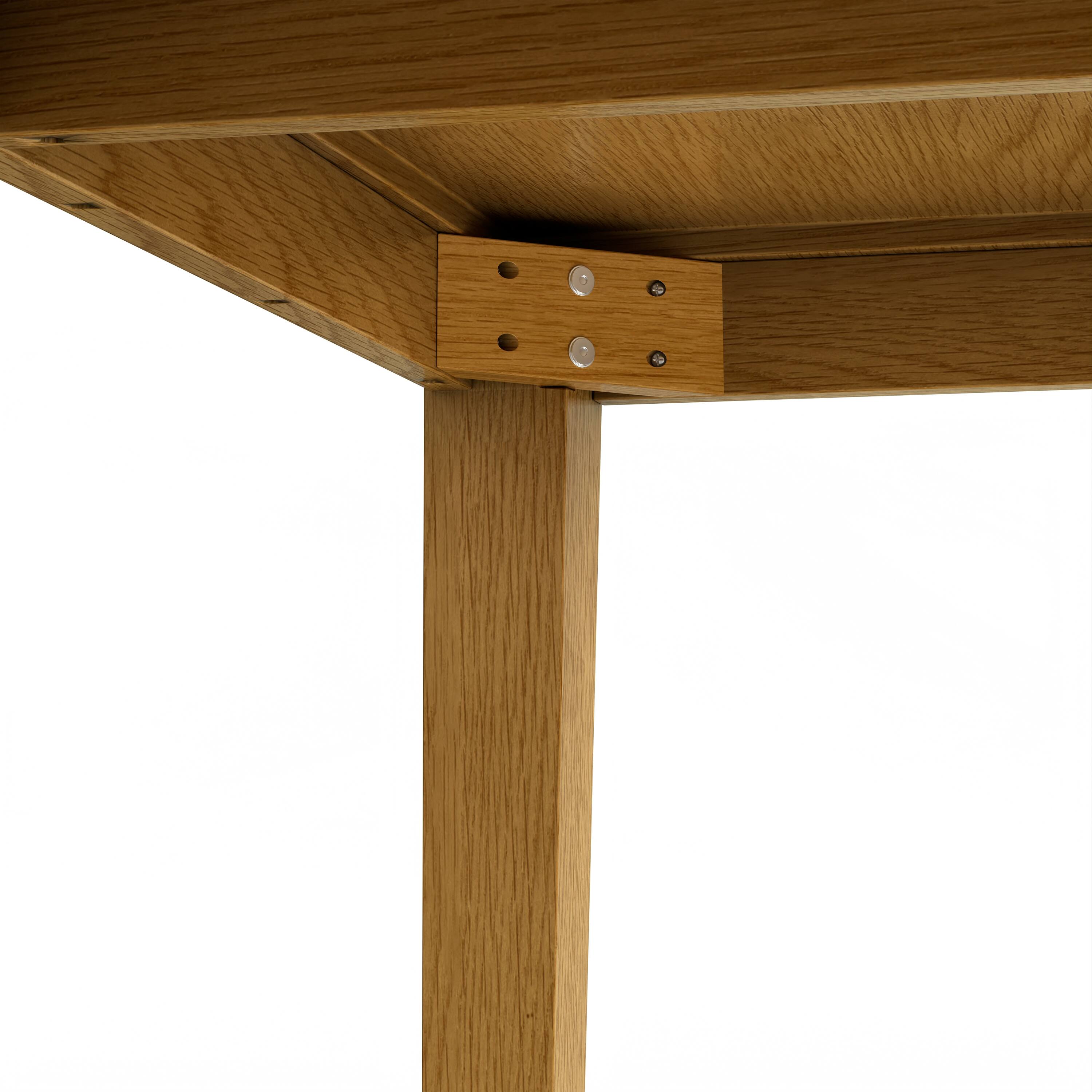 Alt View 8. Simpli Home - Eastwood 66 inch x 40 inch Rectangle Contemporary Dining Table in Oak - Oak.