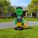 Alt View 3. Sporticulture - Green Bay Packers Halloween Lawn Inflatable Steinbacker - Multicolor.