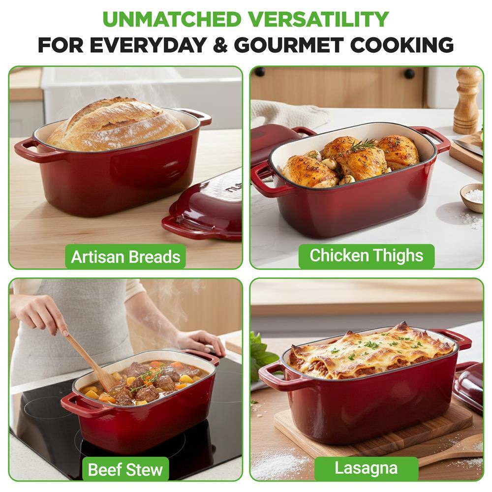 UNMATCHED VERSATILITY FOR EVERYDAY & GOURMET COOKING

- Artisan Breads
- Chicken Thighs
- Beef Stew
- Lasagna