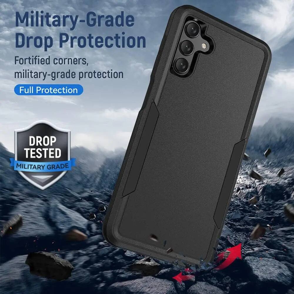 Military-Grade Drop Protection  
Fortified corners, military-grade protection  
Full Protection  

DROP TESTED  
MILITARY GRADE