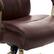 Alt View 12. La-Z-Boy - Modern Melrose Executive Office Chair with Brass Finish - Brown.