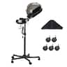 VEVOR - Ionic Hair Steamer with Dual Modes, 11.81-inch Hooded, Adjustable Stand & Timer - Black