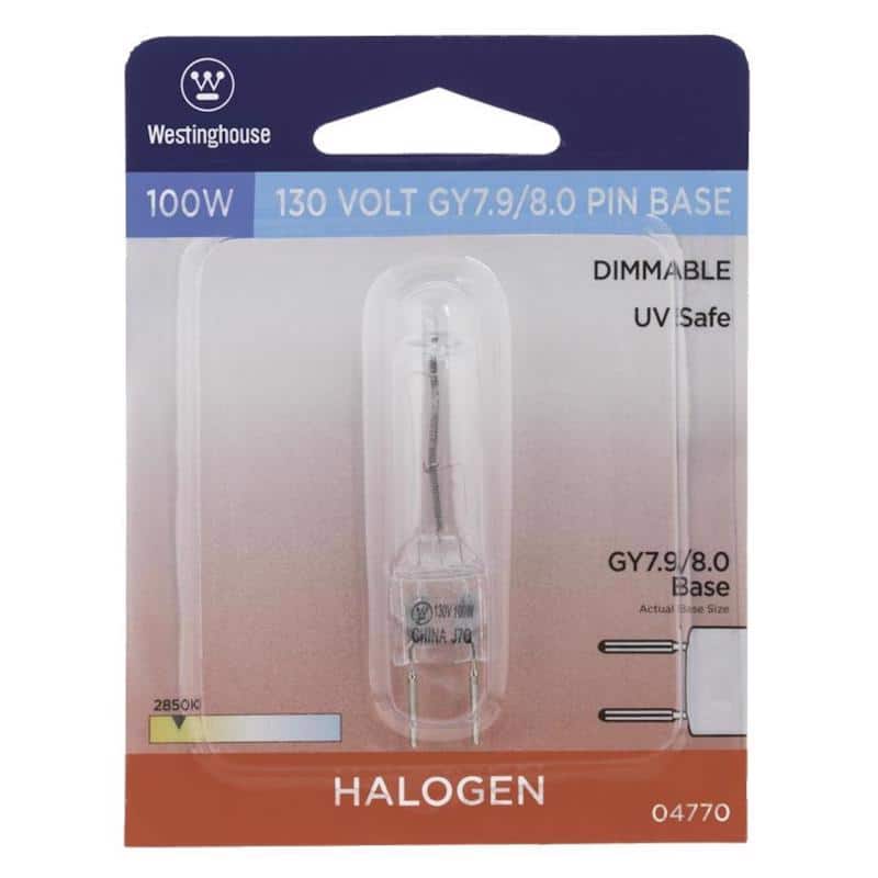 Westinghouse - 100 W T4 Decorative Halogen Bulb 1400 lm Bright White 1 pk