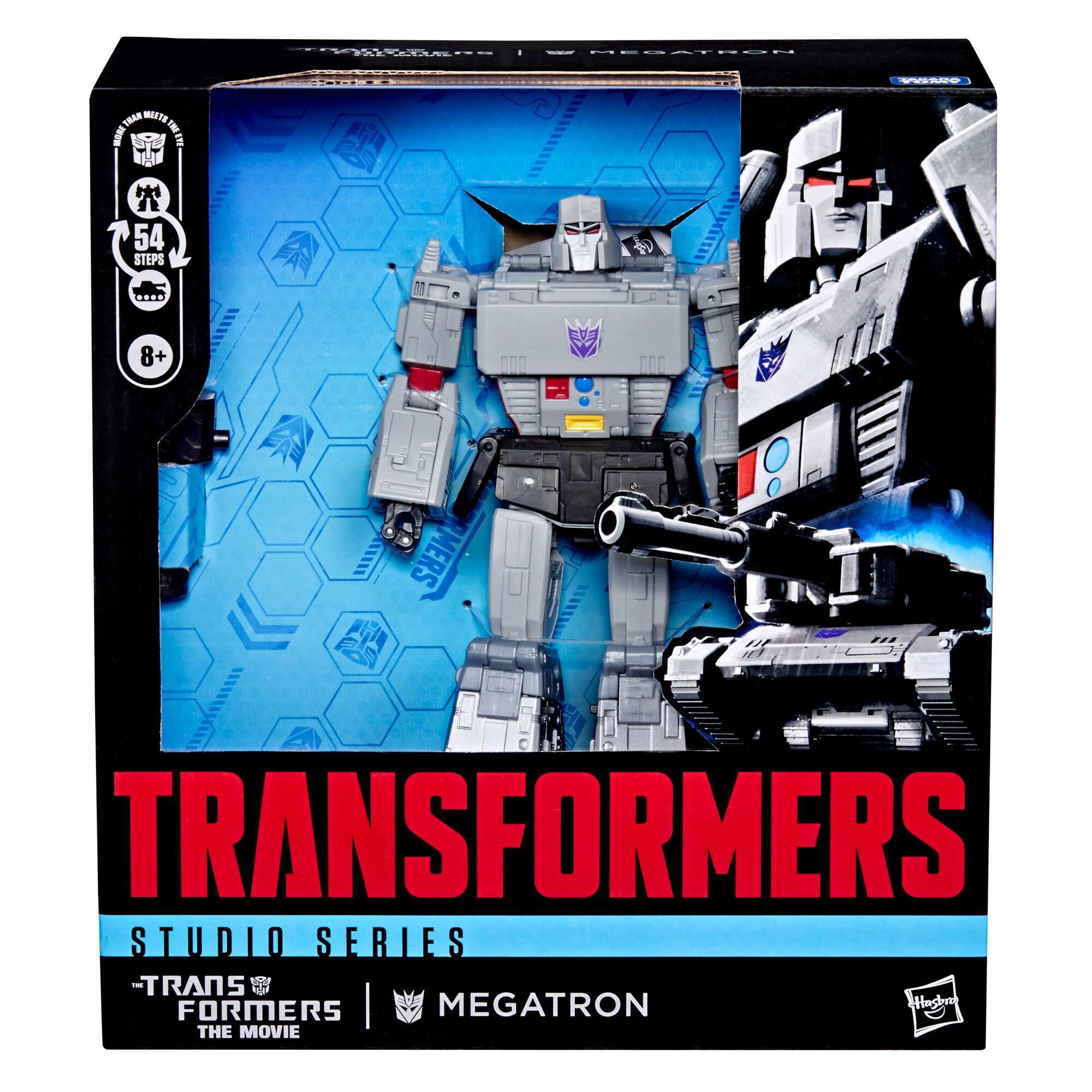 TRANSFORMERS
STUDIO SERIES
TRANSFORMERS THE MOVIE
MEGATRON
54 STEPS
8+