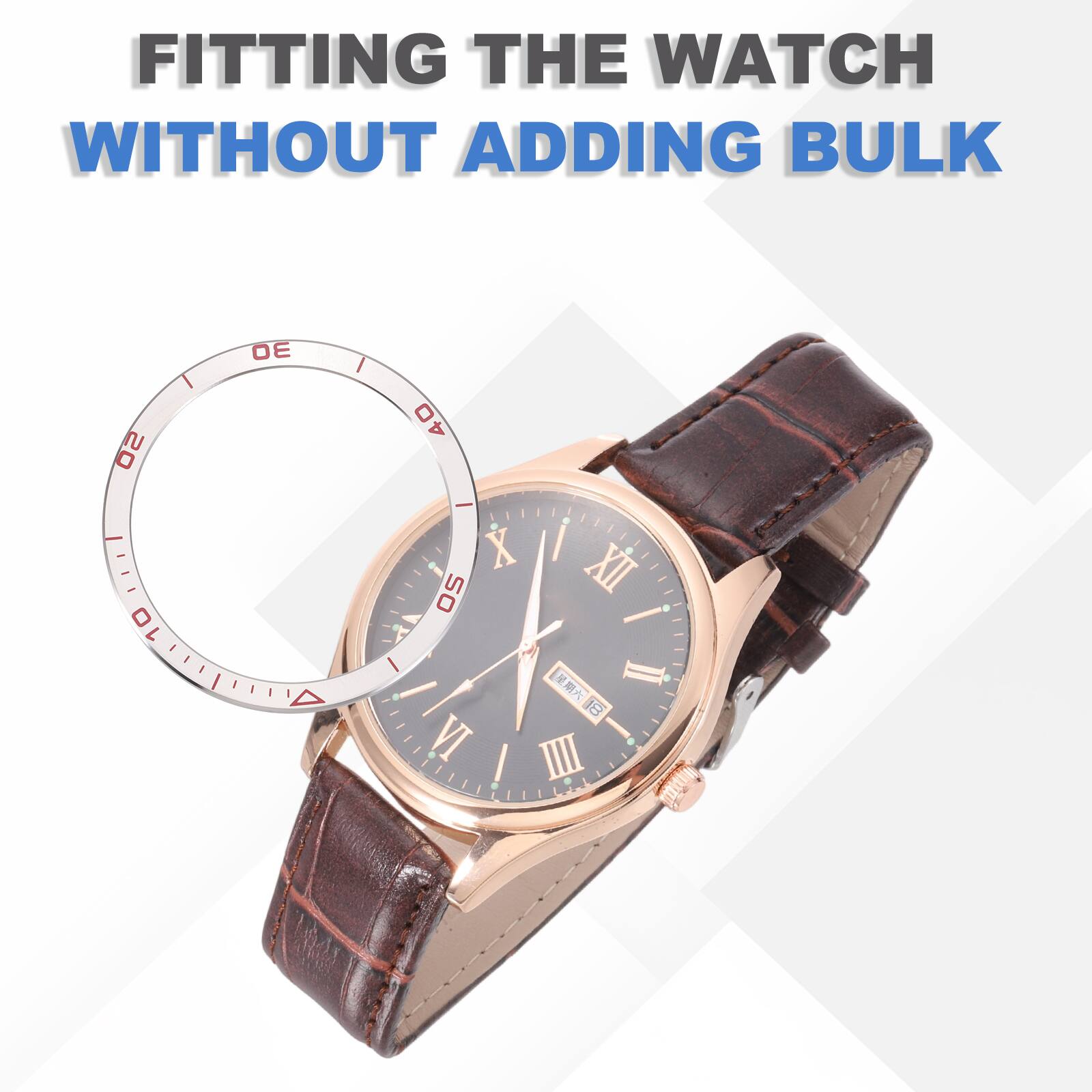 FITTING THE WATCH WITHOUT ADDING BULK
