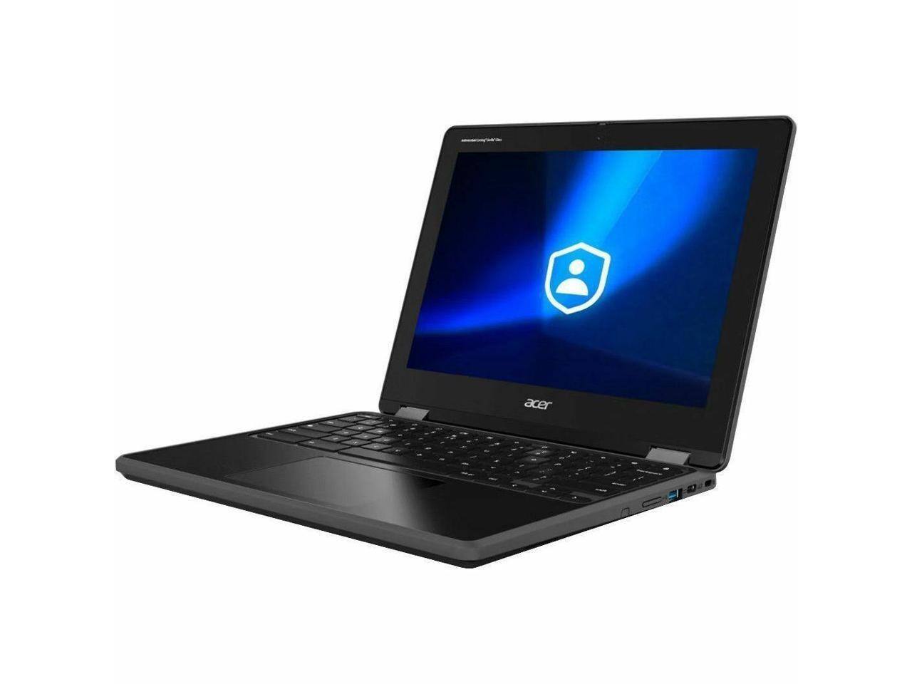 Alt View 3. Acer - Acer Chromebook Spin 512 R857TN-C21M 12.2" Touch Convertible - Intel N150 - 8GB - 64GB - ChromeOS - Wi-Fi 7 - Black.