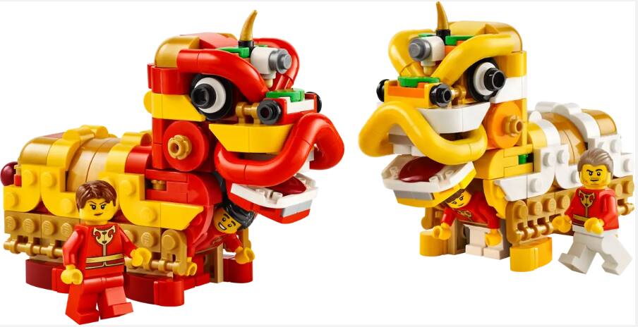 Left. LEGO - LEGO 40915 Chinese New Year Lion Dance.
