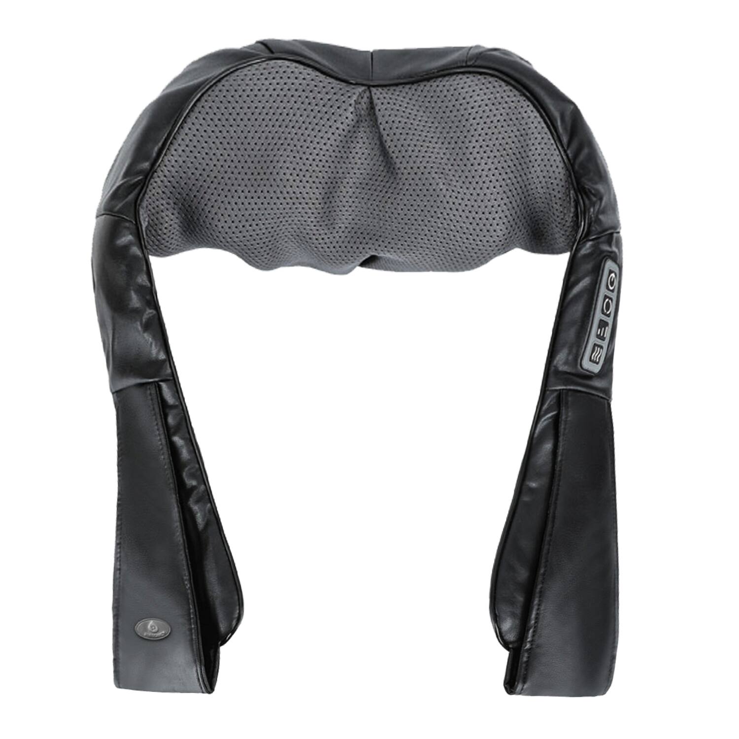 Angle. Pursonic - Pursonic 3D Shiatsu Heating Back and Neck Massager - Grey.