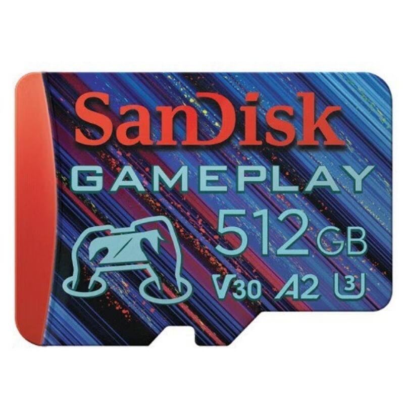 SanDisk GAMEPLAY 512 GB V30 A2 U3
