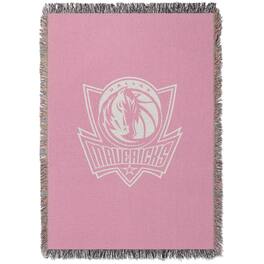 Chad & Jake - Dallas Mavericks Woven Blanket - Pink