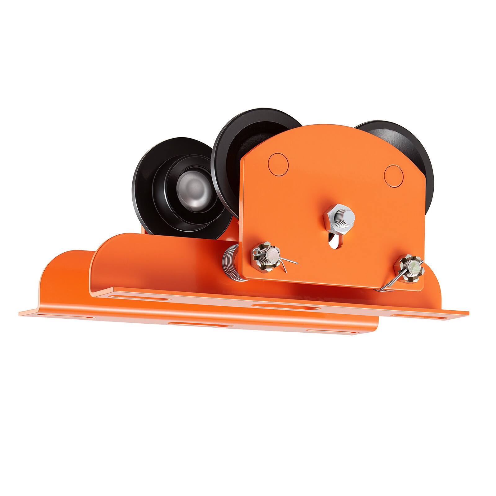 Alt View 5. VEVOR - Electric Hoist Manual Trolley, 1100 lbs/0.5 Ton Load for PA200 PA250 PA300 PA400 PA500, Push Beam Trolley - Orange.
