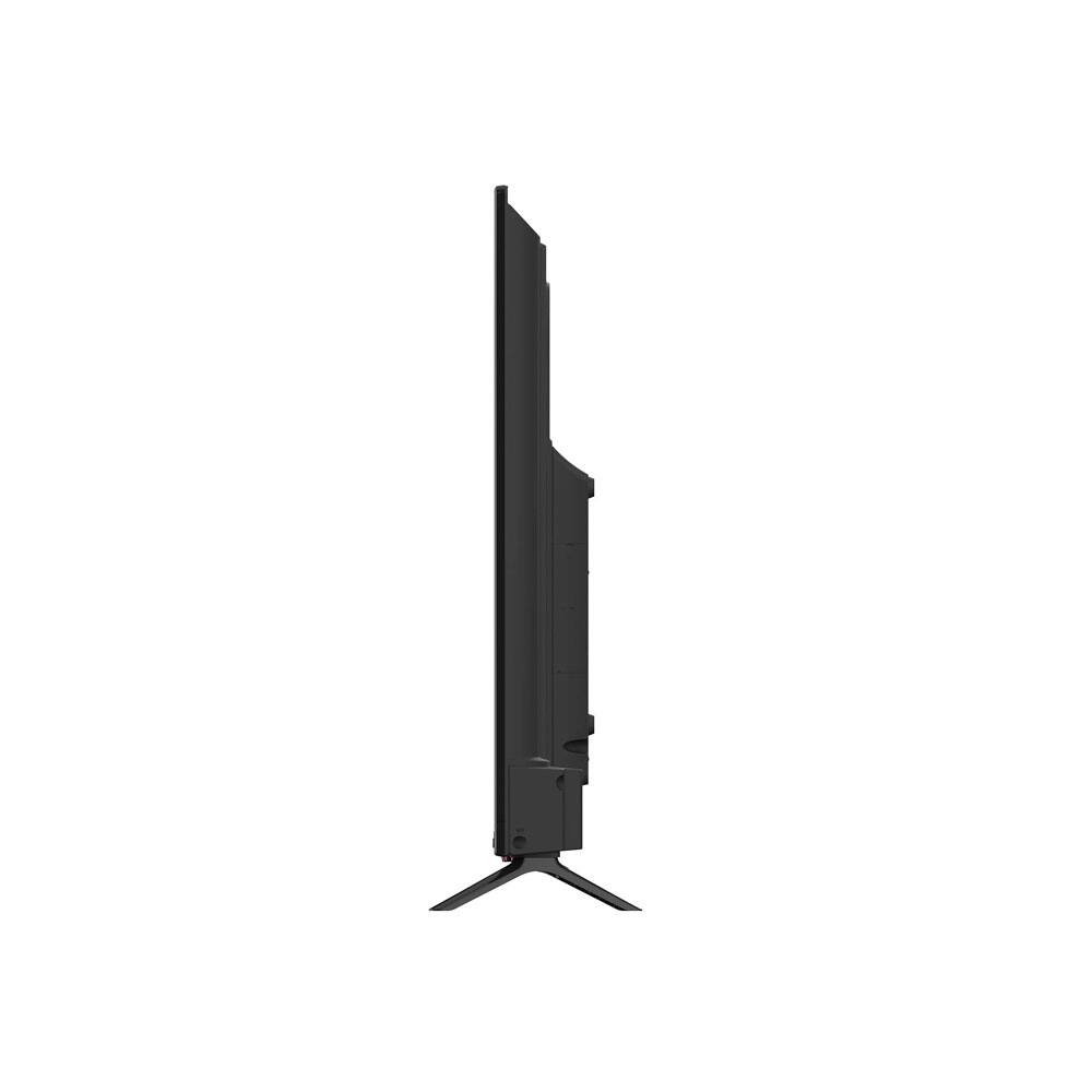 Left. Element Electronics - 43-inch Class LED 4K UHD Roku Smart TV - Black - Black.