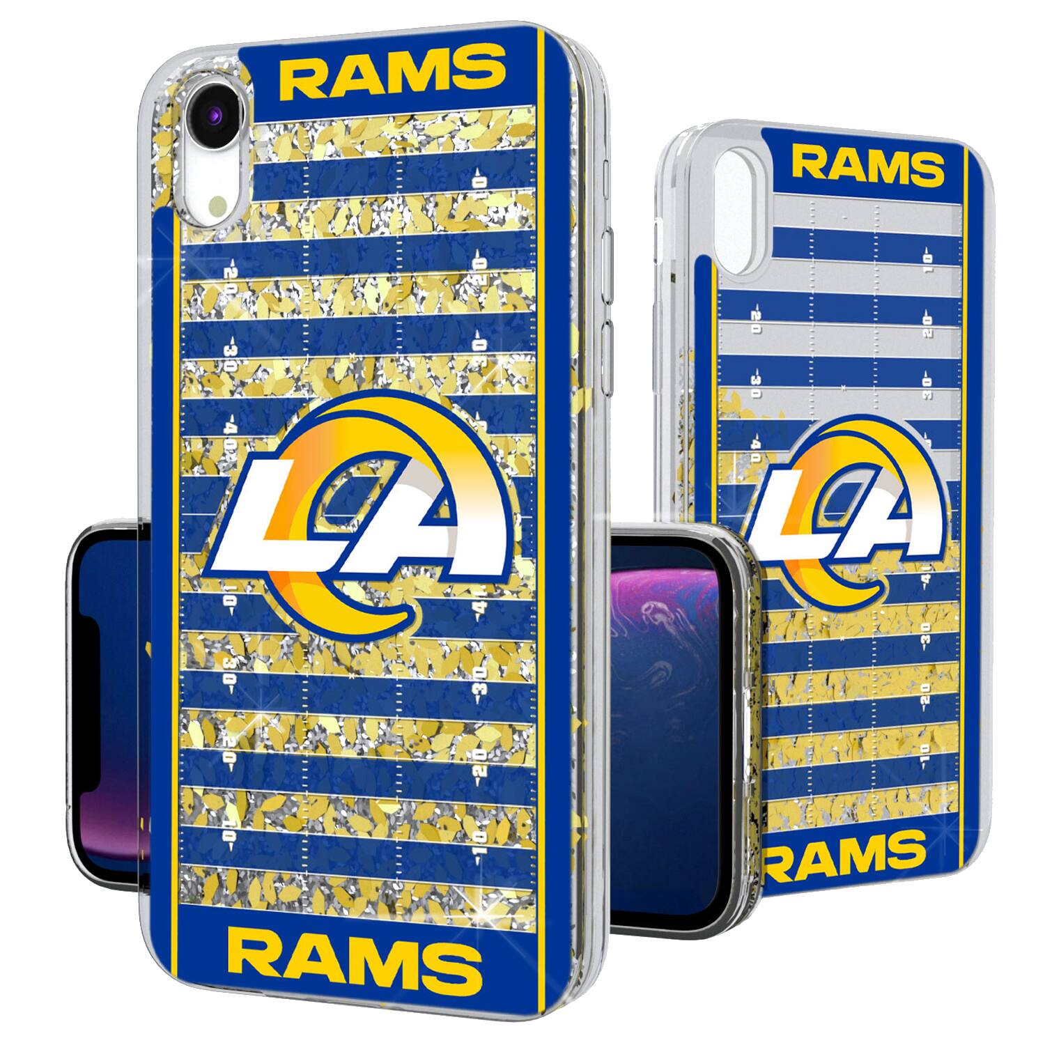 Keyscaper - NFL - Los Angeles Rams iPhone Field Design Glitter Case - 16 Pro Max - Multicolor price history on PriceWatchPro