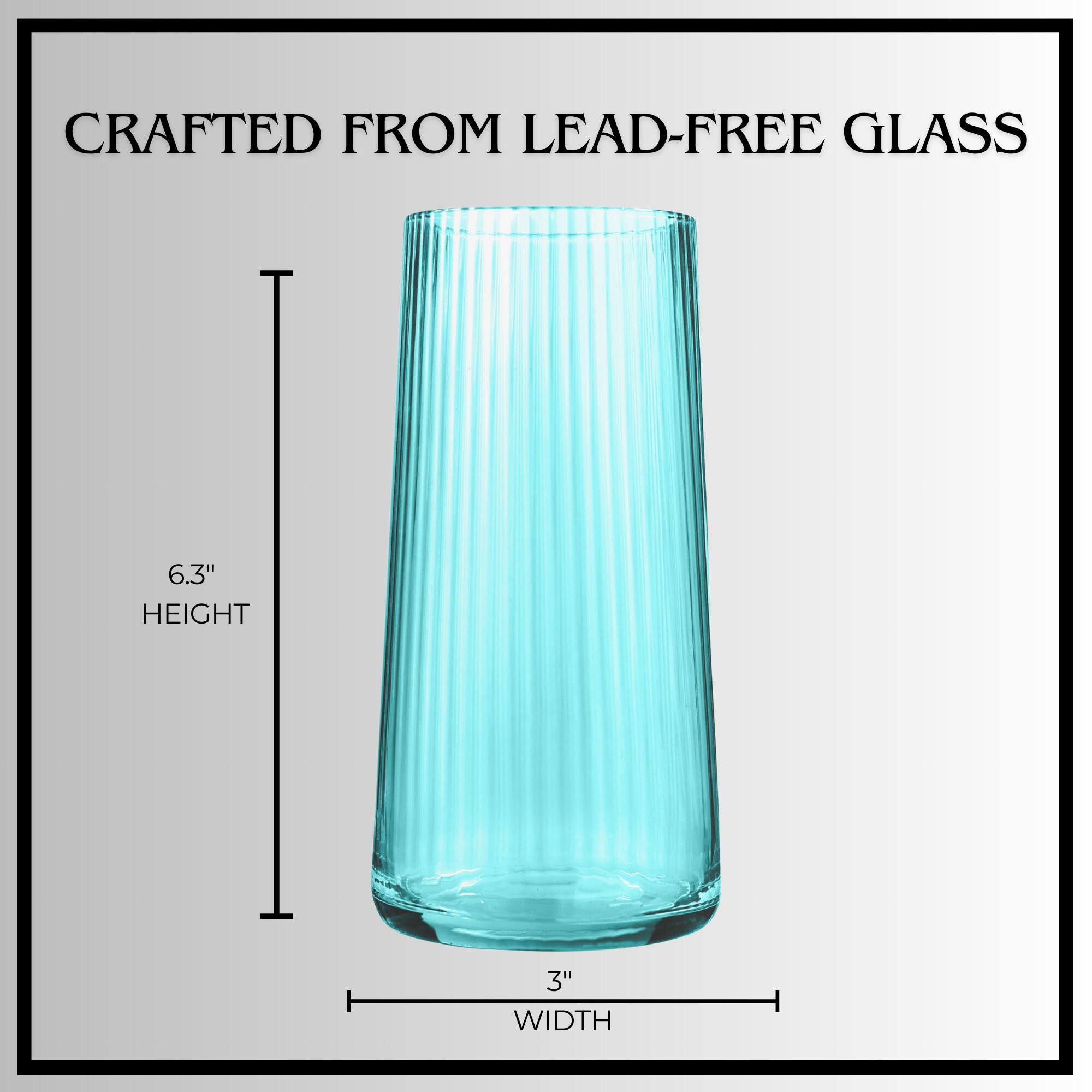 CRAFTED FROM LEAD-FREE GLASS  
6.3" HEIGHT  
3" WIDTH