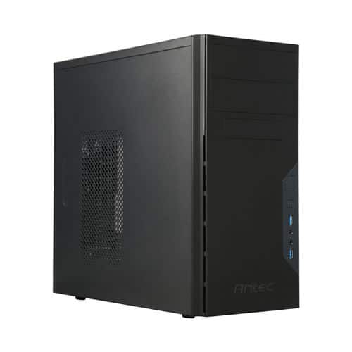 Antec - VSK3000E-U3_US SGCC Steel Black Mini Tower Case, Micro ATX - Black
