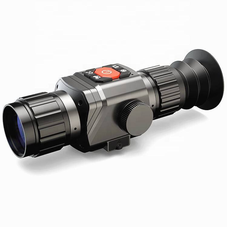 Alt View 1. Cluzine - Thermal Imaging Night Vision Scope with Zoom Focus, Crosshair Reticle, 25mm Objective Lens for Hunting.