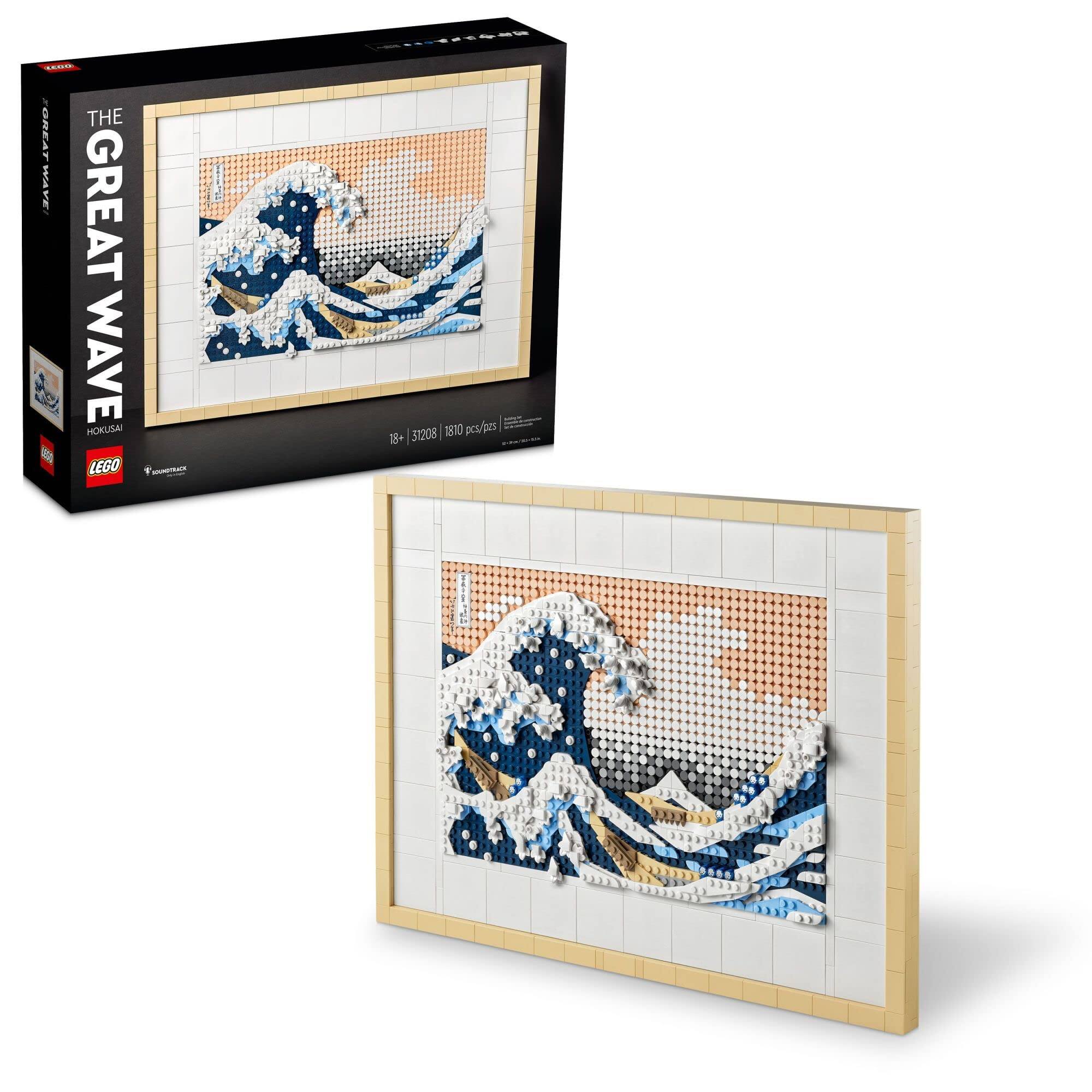 LEGO Art Hokusai's The Great Wave 31208 Building Kit (1810 Pieces)