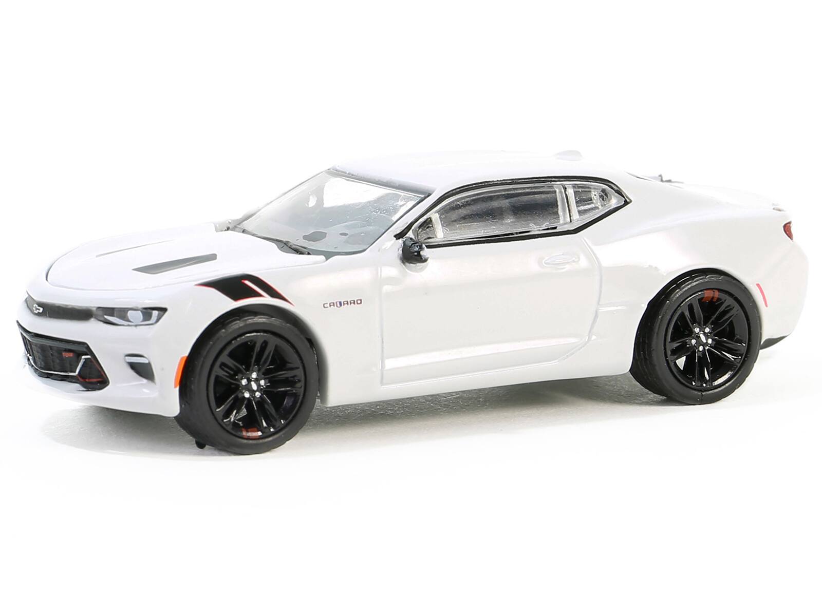 Angle. Greenlight - 2018 Chevrolet Camaro SS Redline Edition Silver Ice Metallic "GreenLight Muscle" Series 28 1/64 - Silver Ice Metalli.