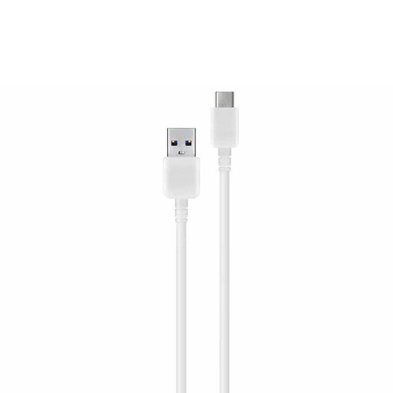 Left. Samsung - Samsung 3.3' Usb Type A-to-usb Type C Device Cable - S10/s10e/s10s/ S9/s9+/note 9/s8/s8+ - Bulk Packaging - White - White.