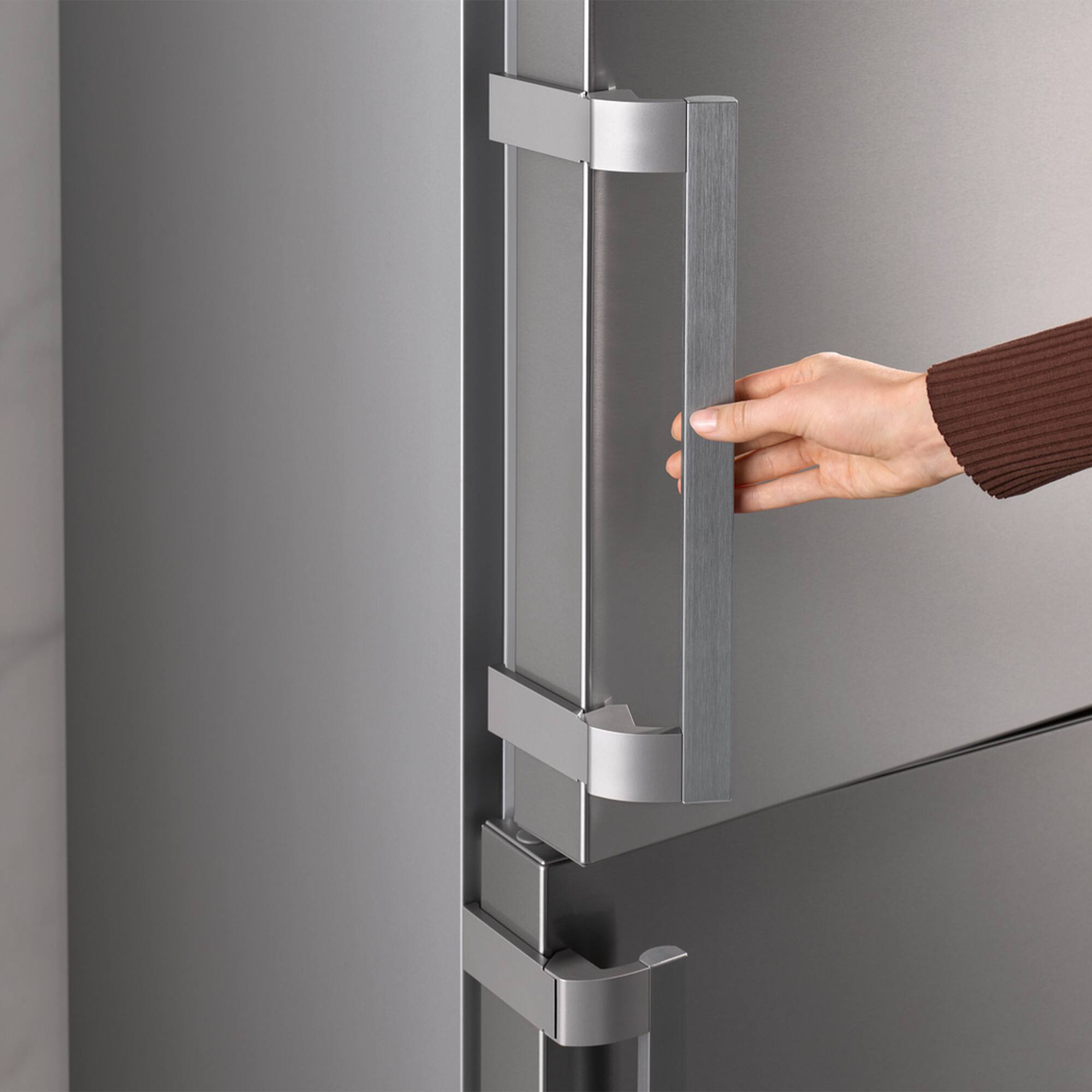 Alt View 11. Miele - KFN 4799 DDE   PerfectCool 24"  Freestanding Refrigerator with Bottom-Freezer - Stainless.