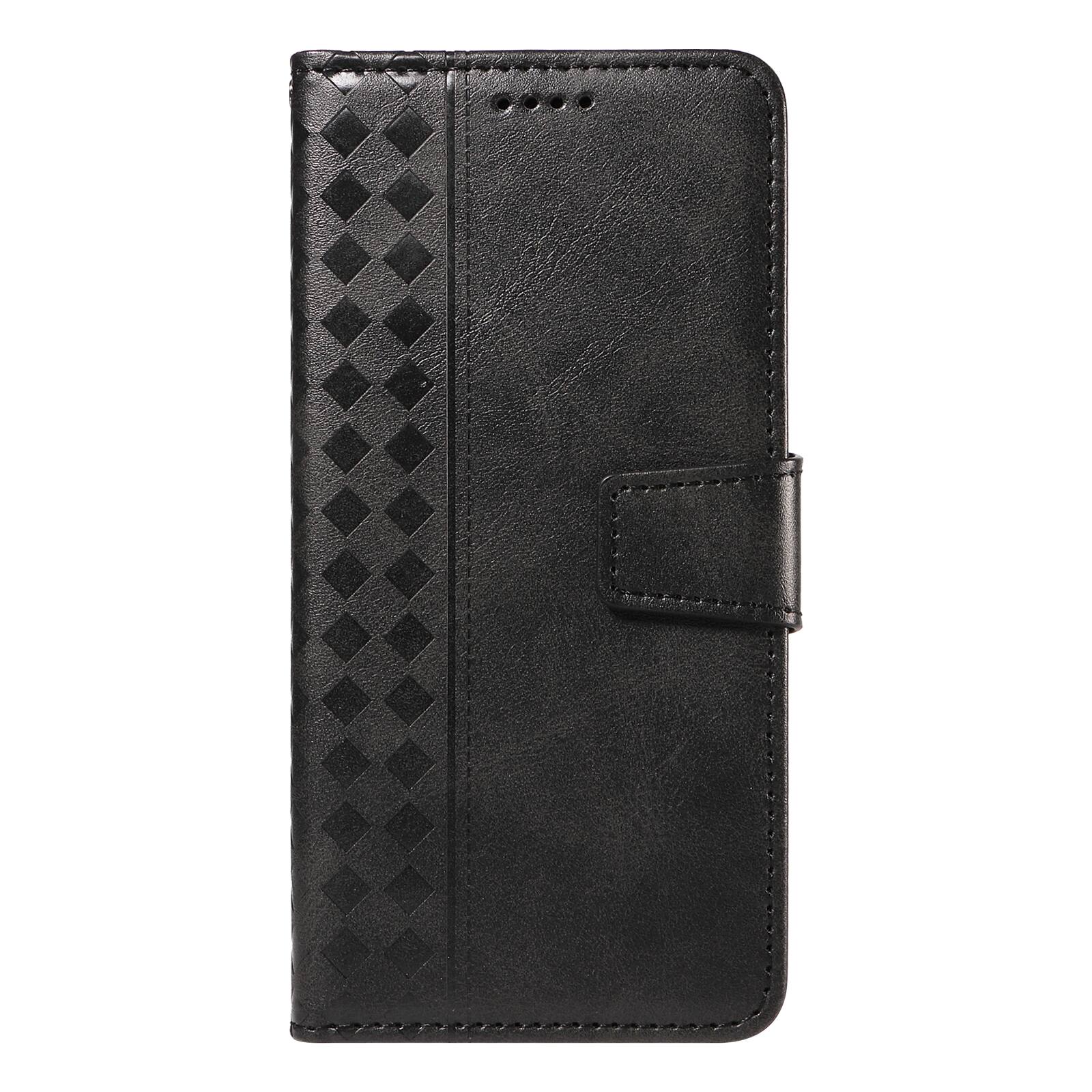 Alt View 7. Dteck - For Samsung Galaxy A17 5G Shockproof Leather Folio Kickstand Card Slots Wallet Case with Strap - Black.
