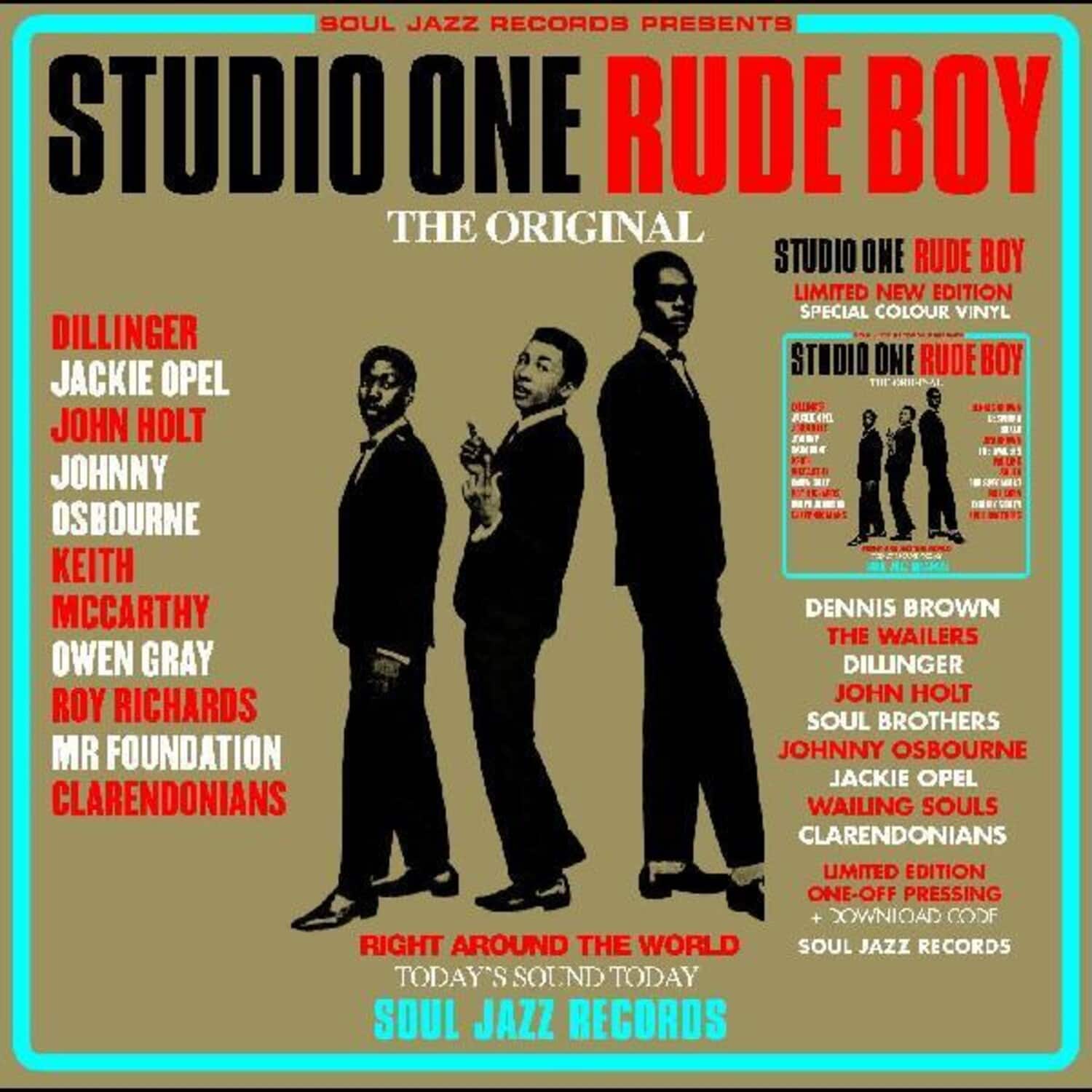 Soul Jazz Records Presents - Studio One Rude Boy  - VINYL LP