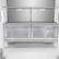 Alt View 3. Forno Appliances - Rivestito 15.5 Cu. Ft. French Door Counter-Depth Panel Ready Refrigerator - Stainless Steel.
