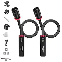Neewer - BASICS 2-Pack ML01 4W Macro LED Lights, USB-C, CRI95, 3100lux, 2500mAh, Cold Shoe