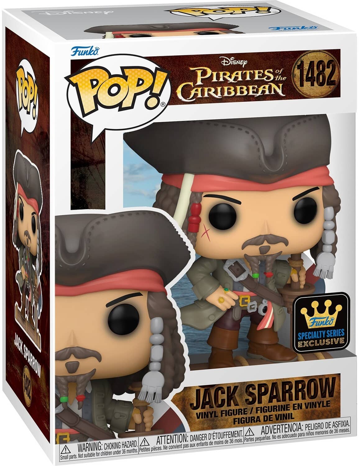 Funko Pop! Pirates of the Caribbean: Jack Sparrow Multicolor