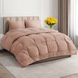 CGK Linens - Premium All-Season Down Alternative Comforter - Fluffy Oversized Duvet Insert - California king - Mauve