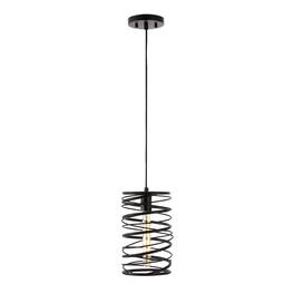 Jonathan Y - Helisa 7.25" 1-Light Modern Contemporary Iron Spiral LED Pendant, Oil Rubbed Bronze - Oil-Rubbed Bronze