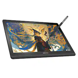DigiDraw - Turing 14 Drawing Tablet with Screen 13.3 Inch, Graphic Monitor for Mac PC Android - Black