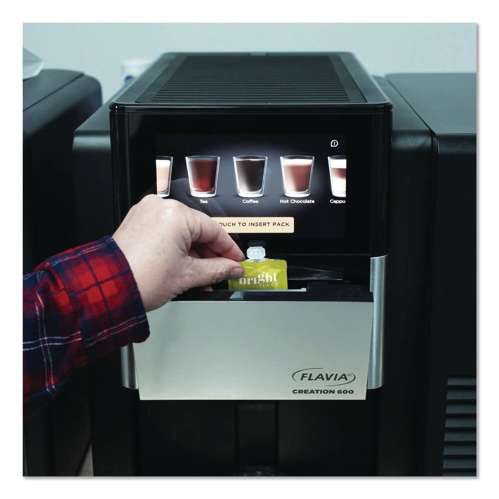 O Tee Coffee Hot Chocolate Cappu JUCH TO INSERT PACK si oright TEACE FLAVIA CREATION 600