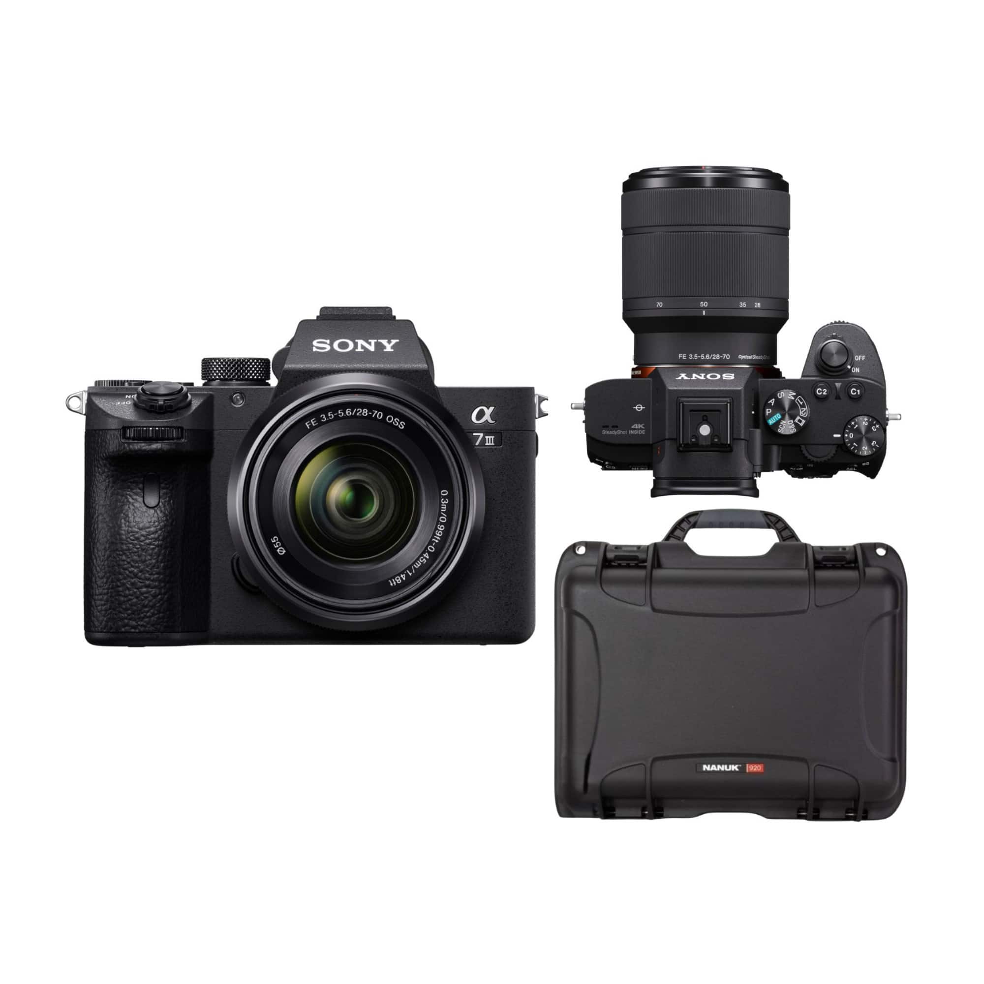 Sony - Alpha a7 III 24.2MP Full Frame Mirrorless Digital Camera with 28-70mm Lens - Black
