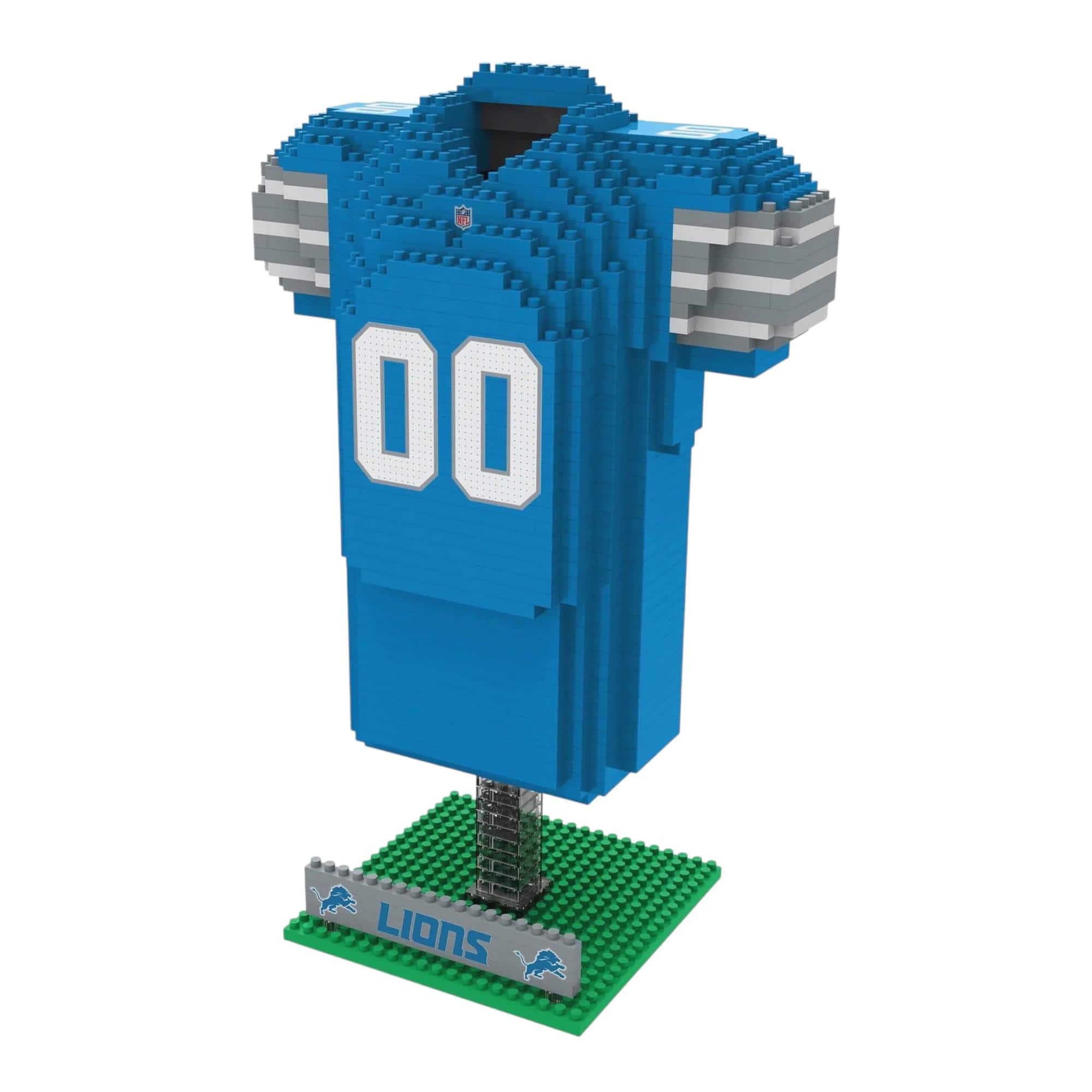 Forever Collectibles - Detroit Lions NFL BRXLZ Jersey 926-Piece Building Block Set - Blue