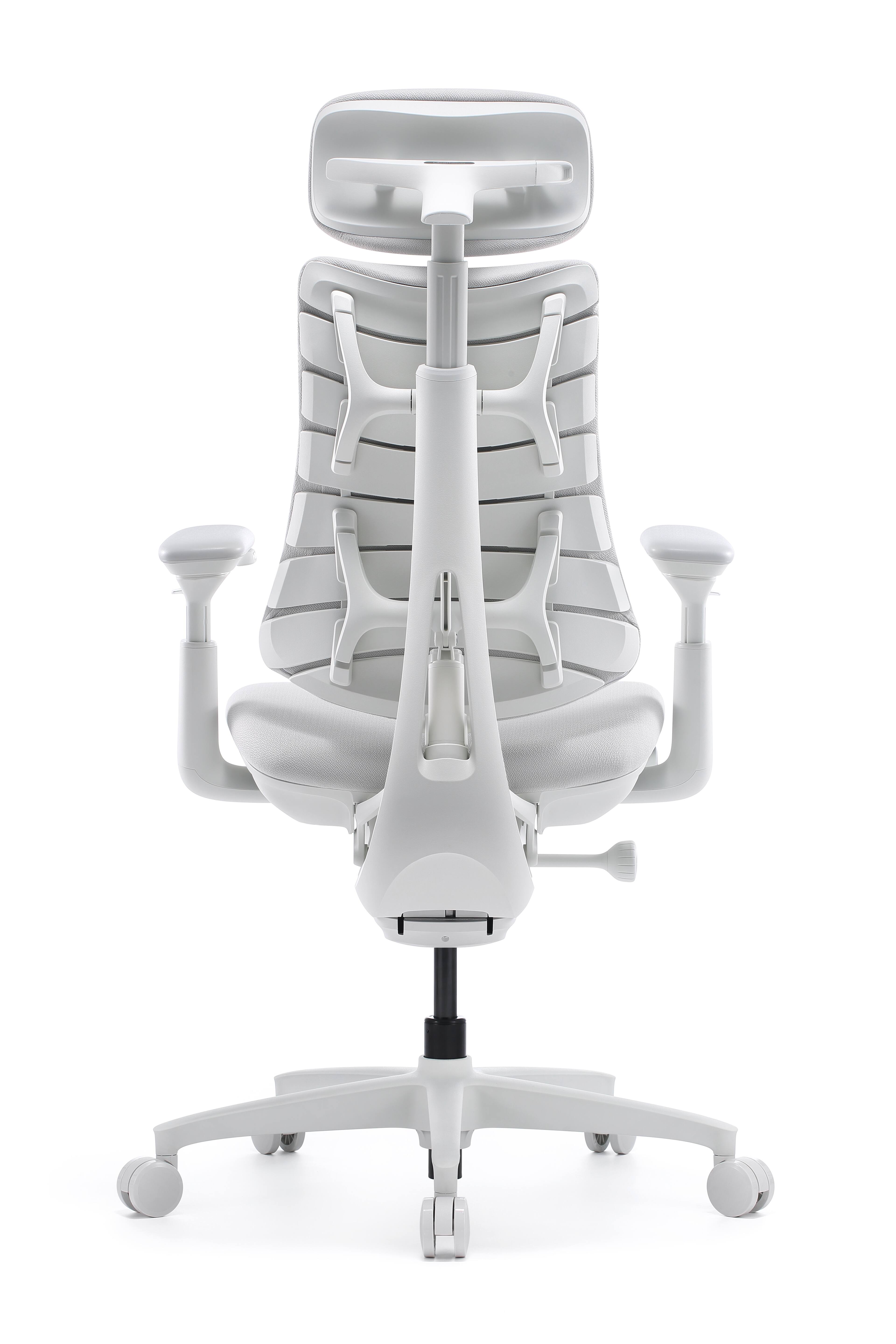 Alt View 1. LiberNovo - Omni Gen-Dynamic Ergonomic Chair-Extended Seat 48cm - Glacier.