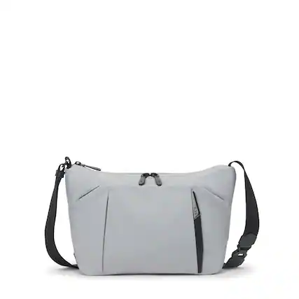 Front. TUMI - Harrison Medium Crossbody - Cement.