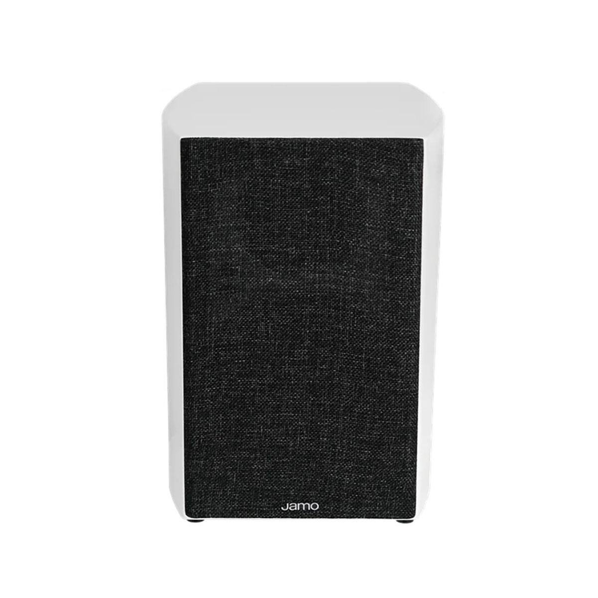 Alt View 3. Jamo - Jamo 2 Way Active BookshelfSpeaker High Gloss White.