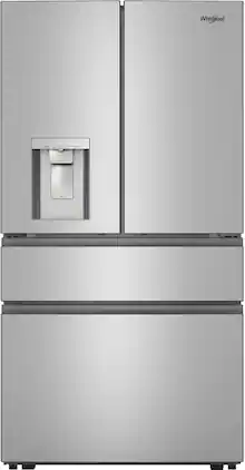 Whirlpool - 29 Cu. Ft. French Door Refrigerator with Flexible Temperature Drawer - Fingerprint-Resistant Stainless Finish