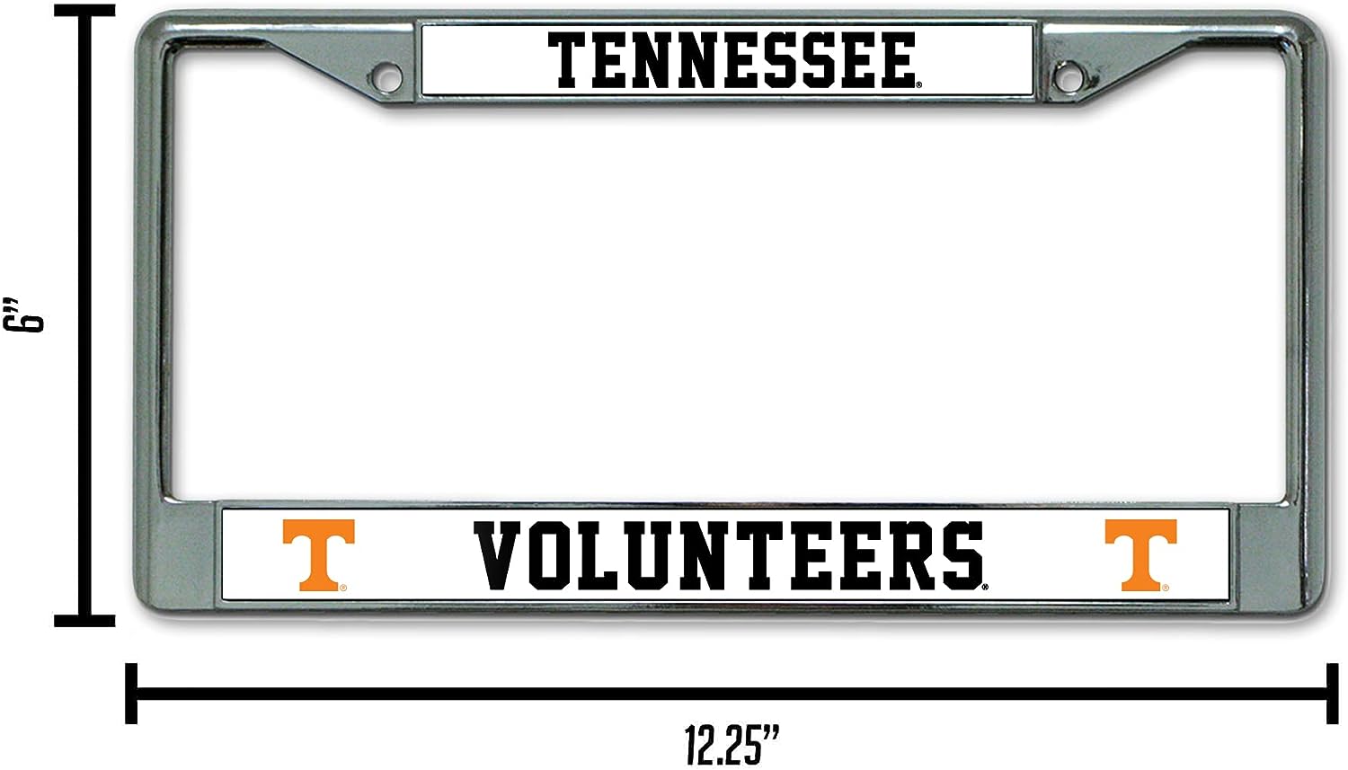 TENNESSEE  
VOLUNTEERS  

T  
T  

6"  
12.25"
