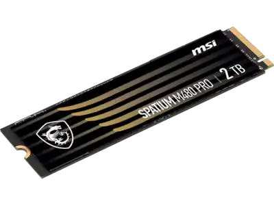MSI SSD SPATIUM M480 PRO PCIe 4.0 NVMe M.2 2TB Internal Solid MSI SSD SPATIUM M480 PRO PCIe 4.0 NVMe M.2 2TB Internal Solid