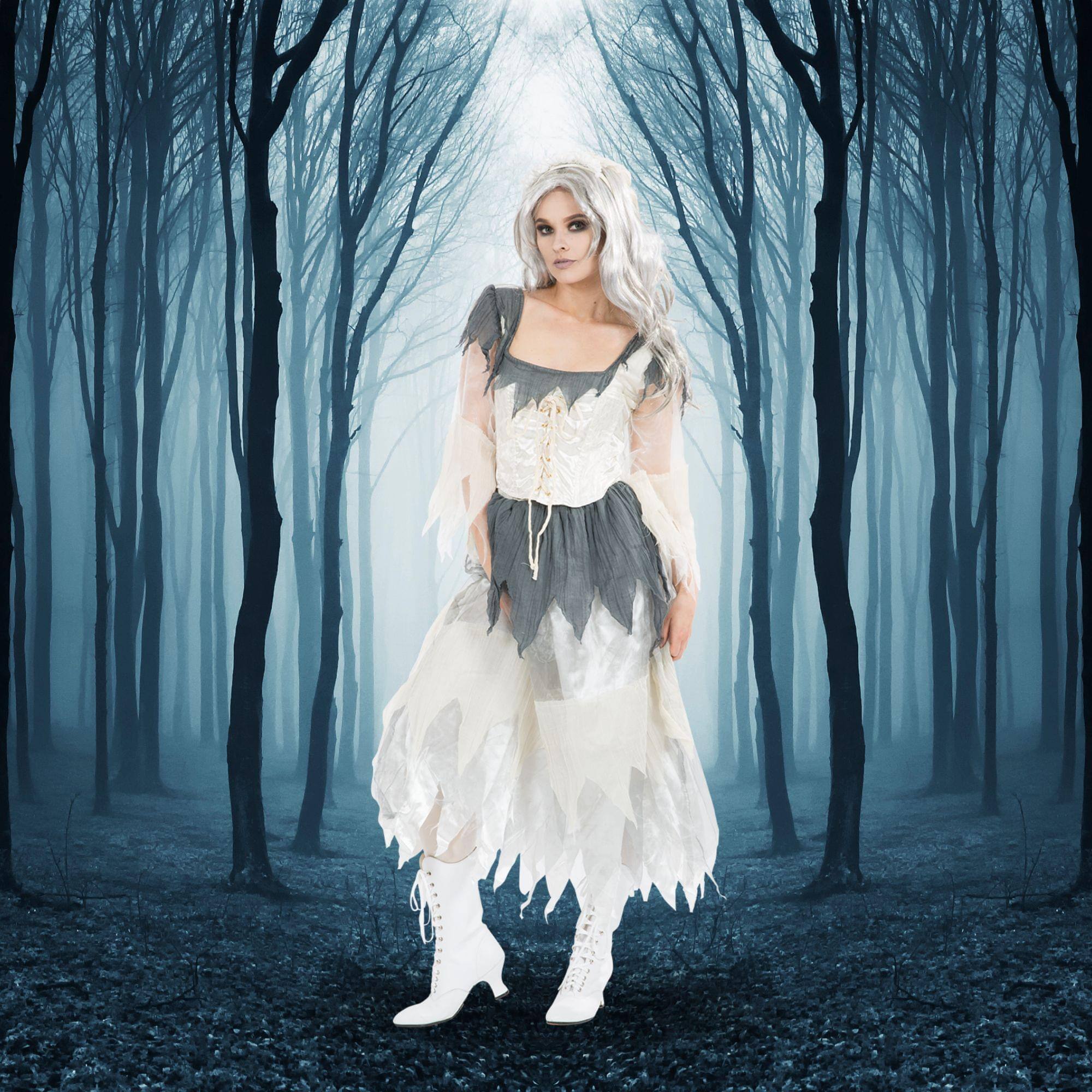 Alt View 2. Orion Costumes - Corpse Bride Adult Costume Medium - White.