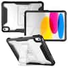 Front. VIKESI - for iPad 10th Generation Kickstand Protective Case 2022,iPad 10.9 Inch Shockproof Cover with Matte Frosted Back - Black.