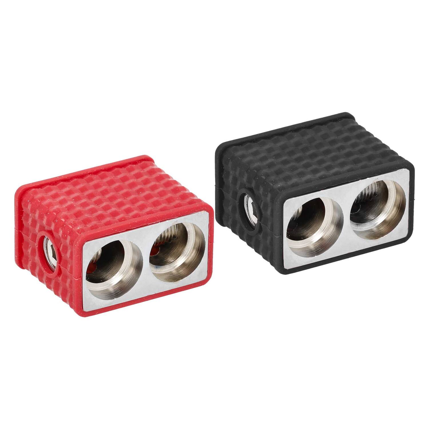 Alt View 6. Install Bay - IBWRD04 Dual 1/0 AWG to 4 AWG Input Wire Reducer, Pair - Black/Red.