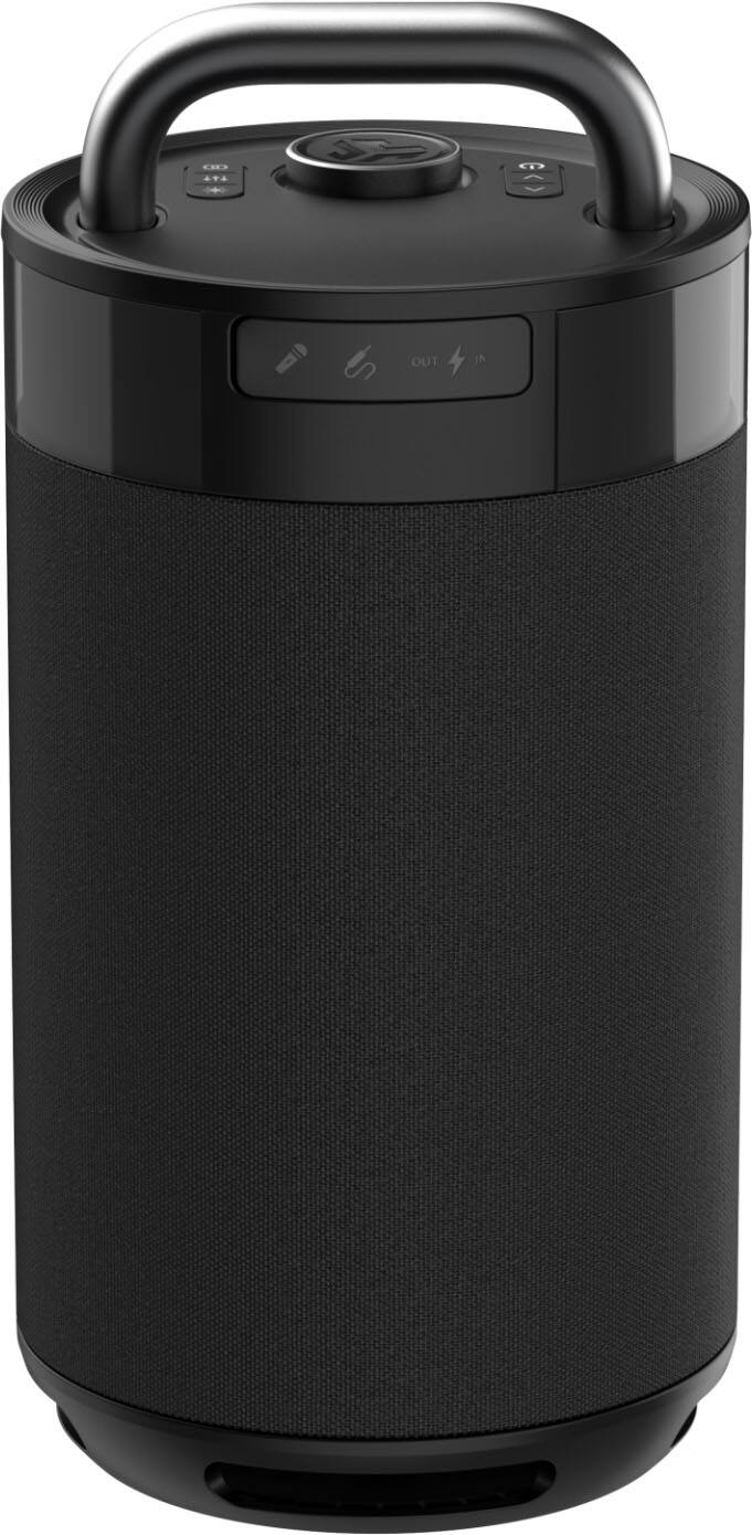 Back. JLab - Epic Party Speaker with Bluetooth and RGB Lighting - Black.