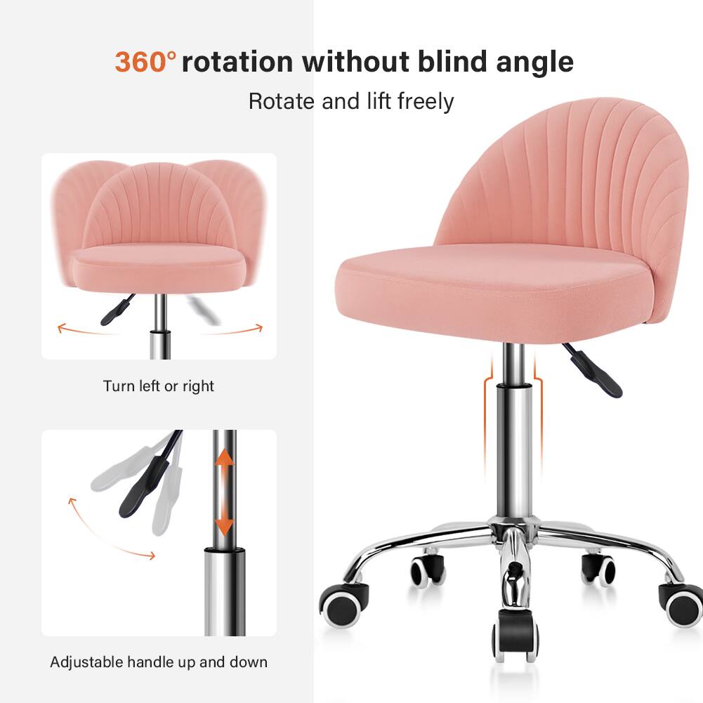 360° rotation without blind angle  
Rotate and lift freely  

Turn left or right  

Adjustable handle up and down