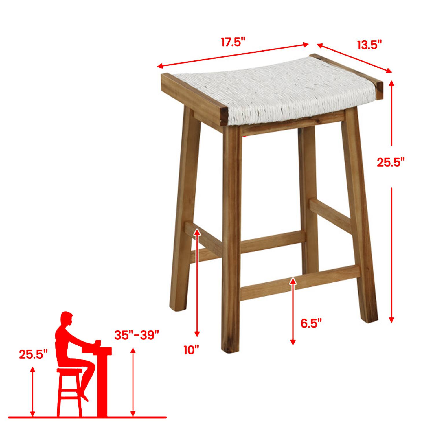 17.5"  
13.5"  
25.5"  
25.5"  
35"-39"  
10"  
6.5"