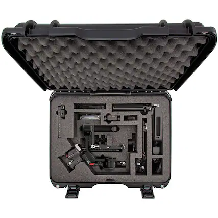 Front. NANUK - Nanuk 930 Waterproof Hard Case w/Foam Insert for DJI RS 5/5 Pro Combo,Black.