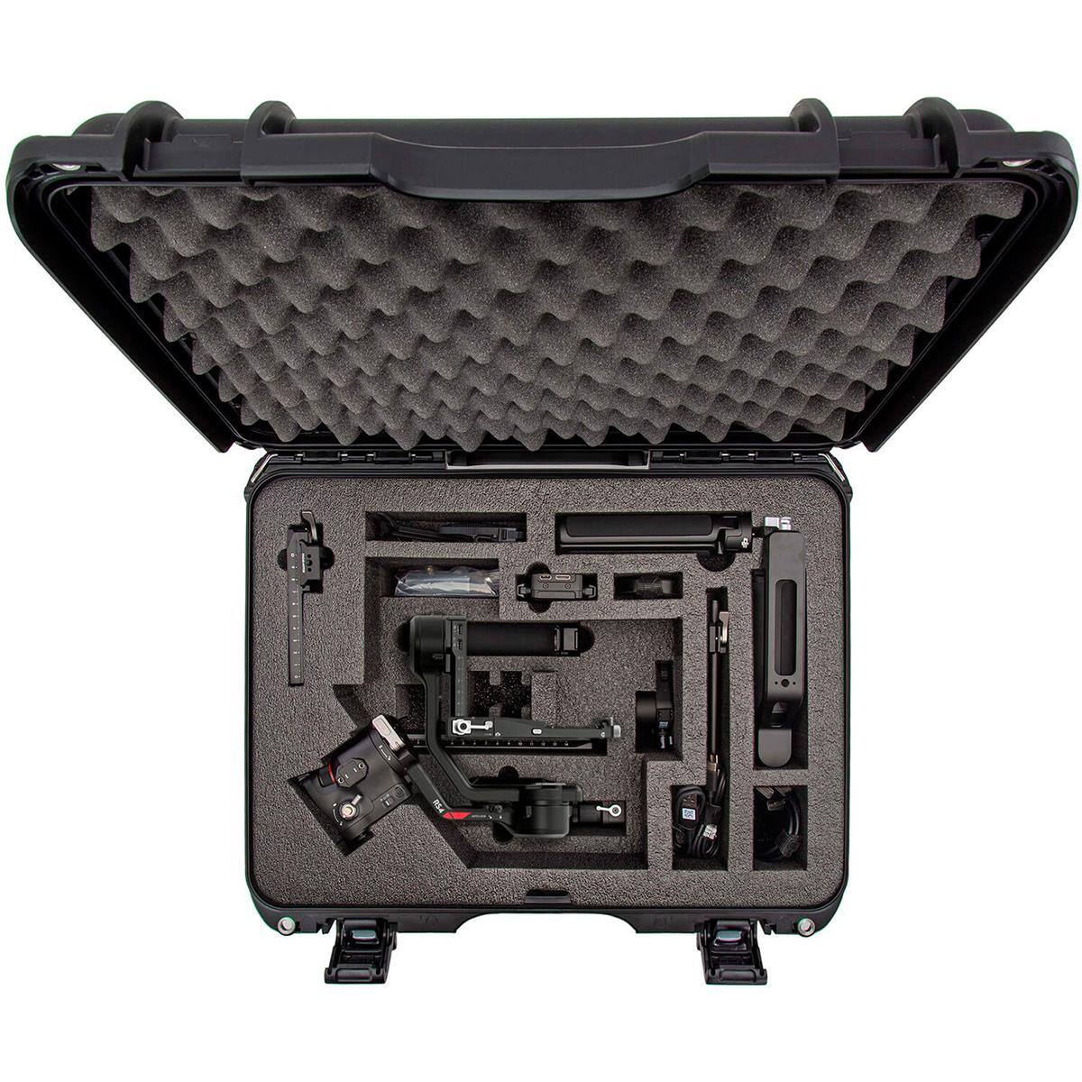 Front. NANUK - Nanuk 930 Waterproof Hard Case with Foam Insert for DJI RS 5/RS 5 Pro Combo Gimbal Stabilizer, Black.