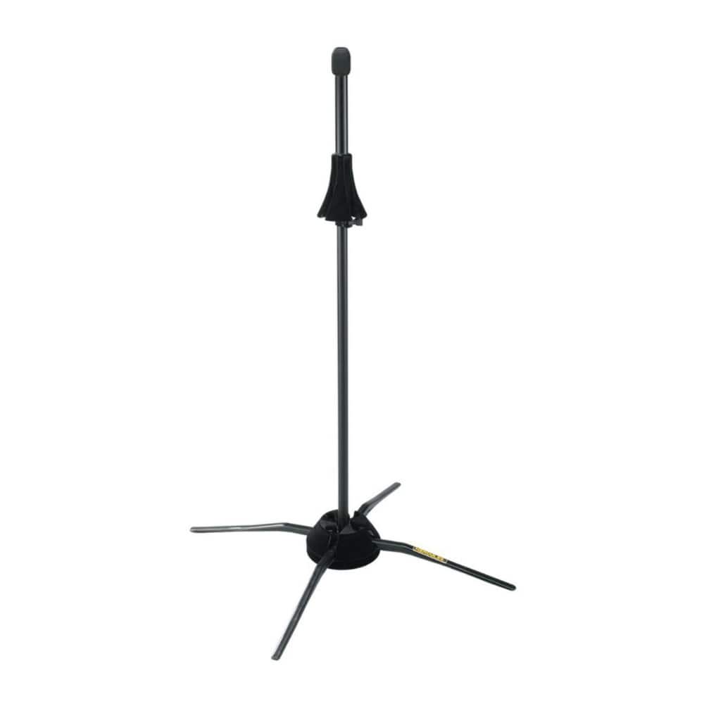 Hercules - DS420B TravLite Black Trombone Stand with Foldable Design